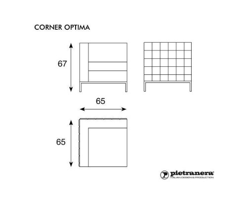 Кресло для ожидания CORNER - OPTIMA