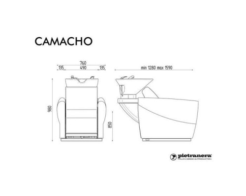 Мойка парикмахерская CAMACHO