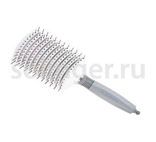 Щетка Hairway Silver Drops 13-ряд.мас.керамика нейл.штиф.